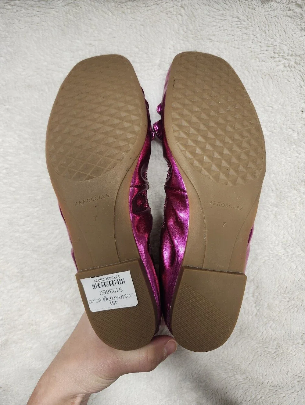 AEROSOLES shiny fuchsia